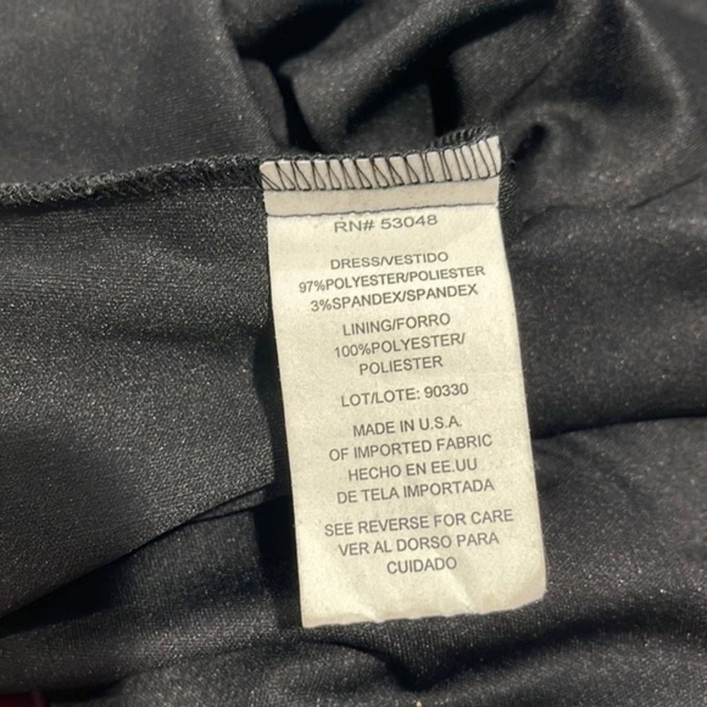 Morgan & Co. Black and Gold Dress‎ Size 10 - Picture 5 of 6